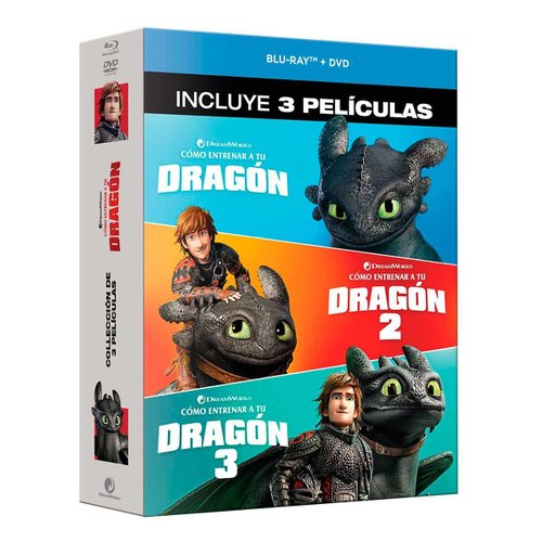 Pack Blu Ray Como Entrenar a Tu Dragón Trilogía