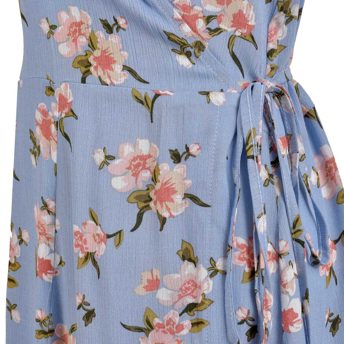 Vestido  Corte  Imperio Escote  Cruzado  Manga Corta Doma Ny Collection