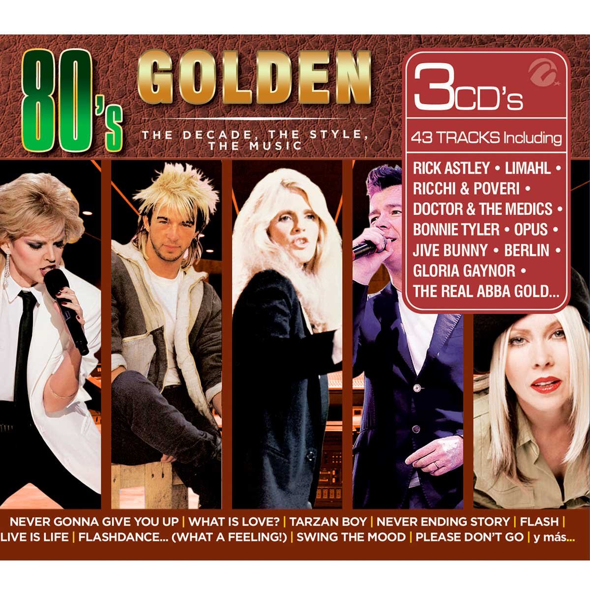 3 Cds Varios Golden 80&acute;s  (The Decade The Style The Music)