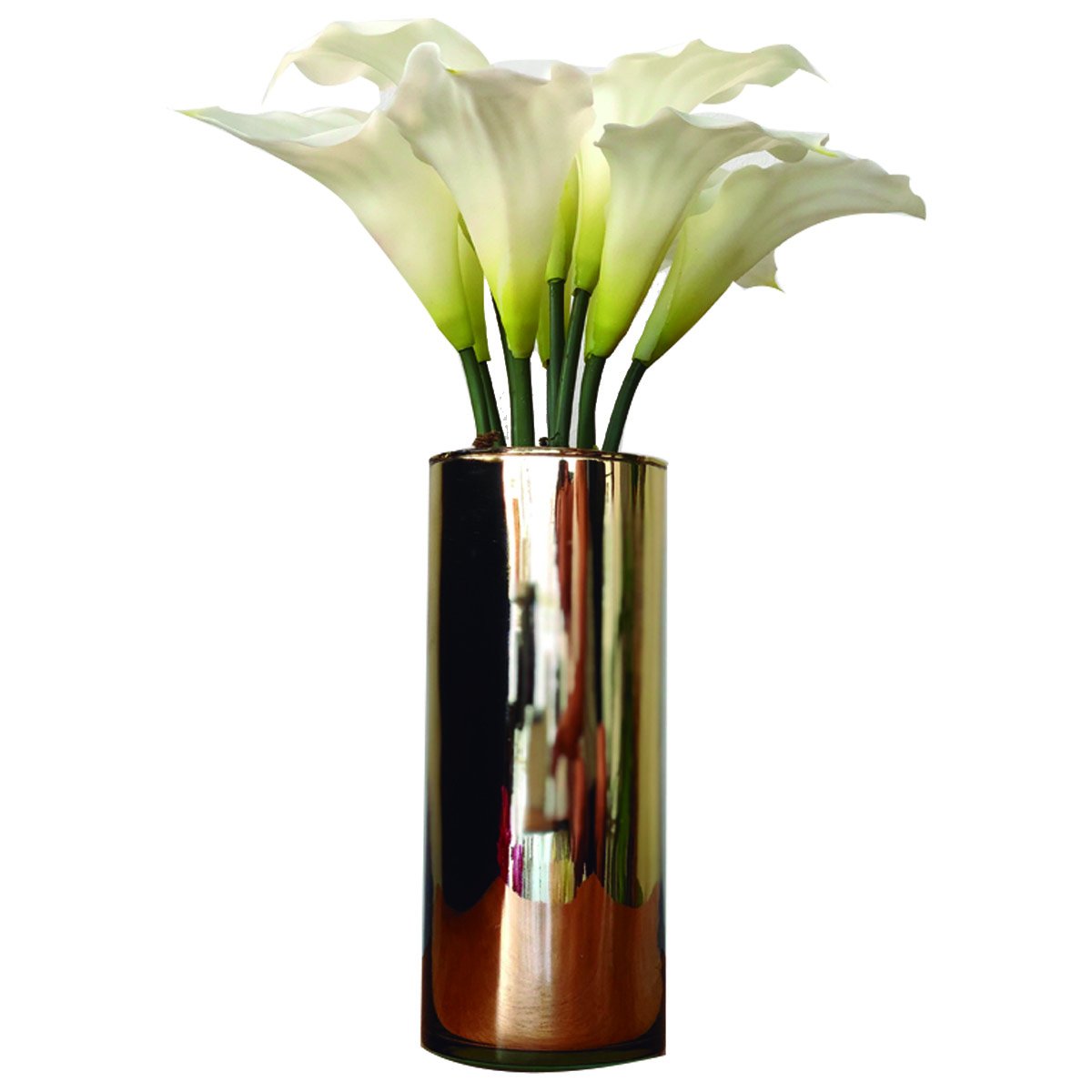 Alcatraces Natural Touch en Cilindro de Vidrio Soplado el Ático