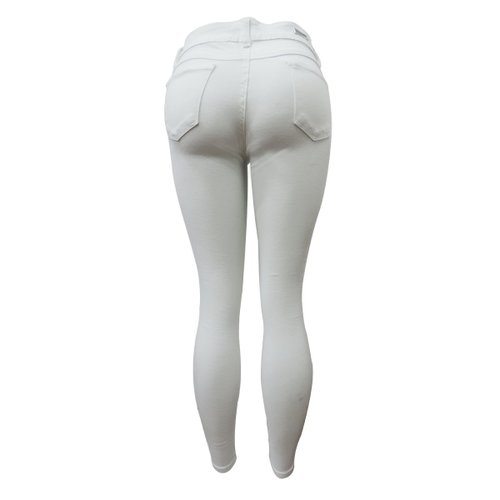 Pantalón Skinny Blanco Jeans Berona para Dama