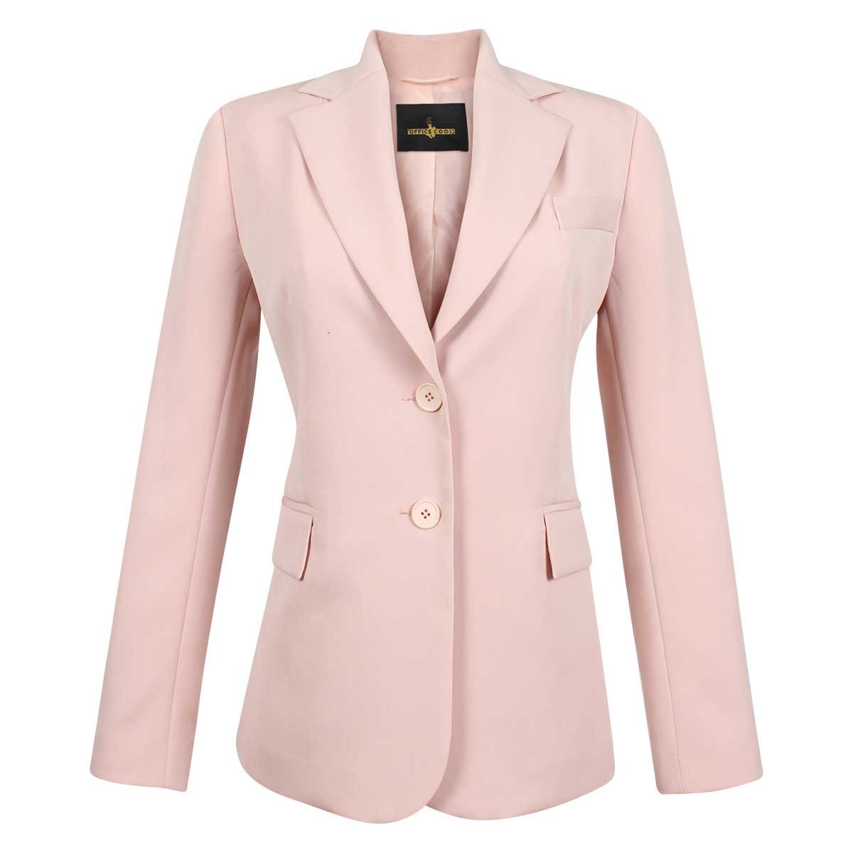 Saco con Solapa Y Dos Botones Office Cool para Dama