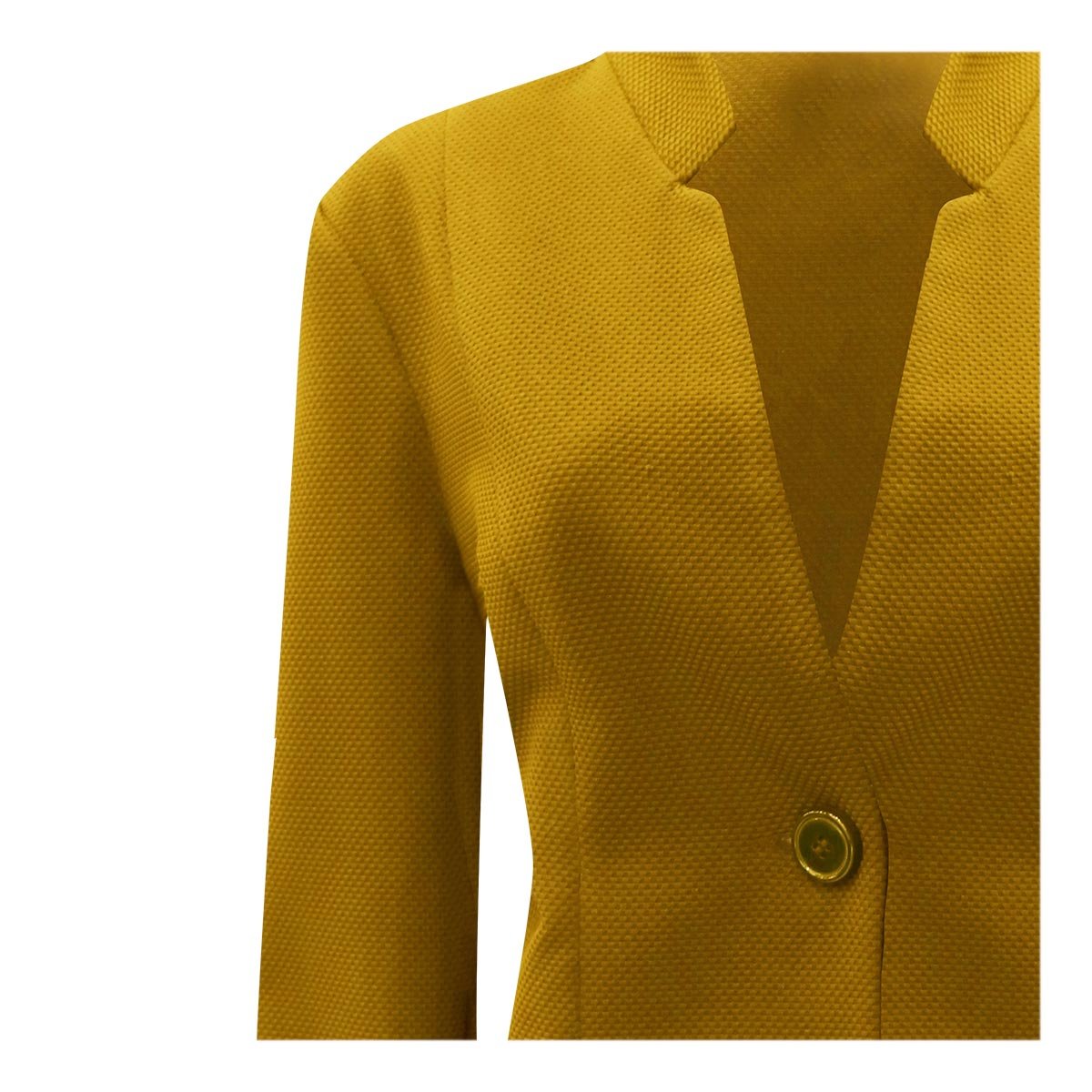Saco con Bot&oacute;n &Uacute;nico Mostaza Vitos