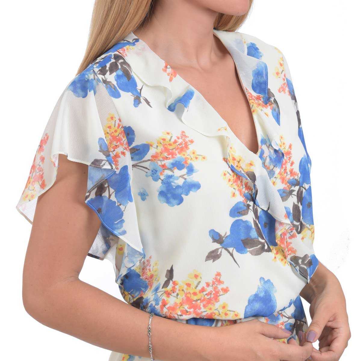 Vestido Estampado de Flores Boggs para Mujer