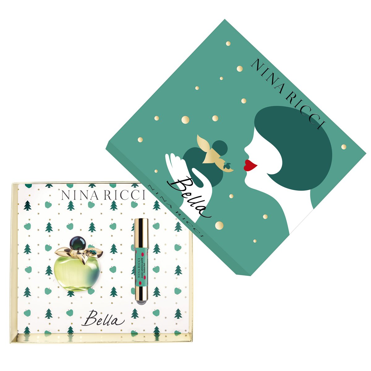 Estuche para Dama Nina Ricci Les Belles de Nina Bella Edt 80Ml + Lipstick