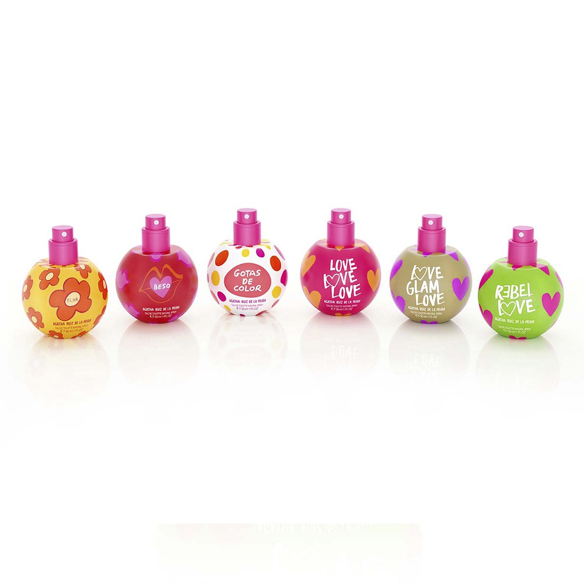Fragancia para Dama, Agatha Ruiz de la Prada Rebel Love Bubble Edt 30Ml