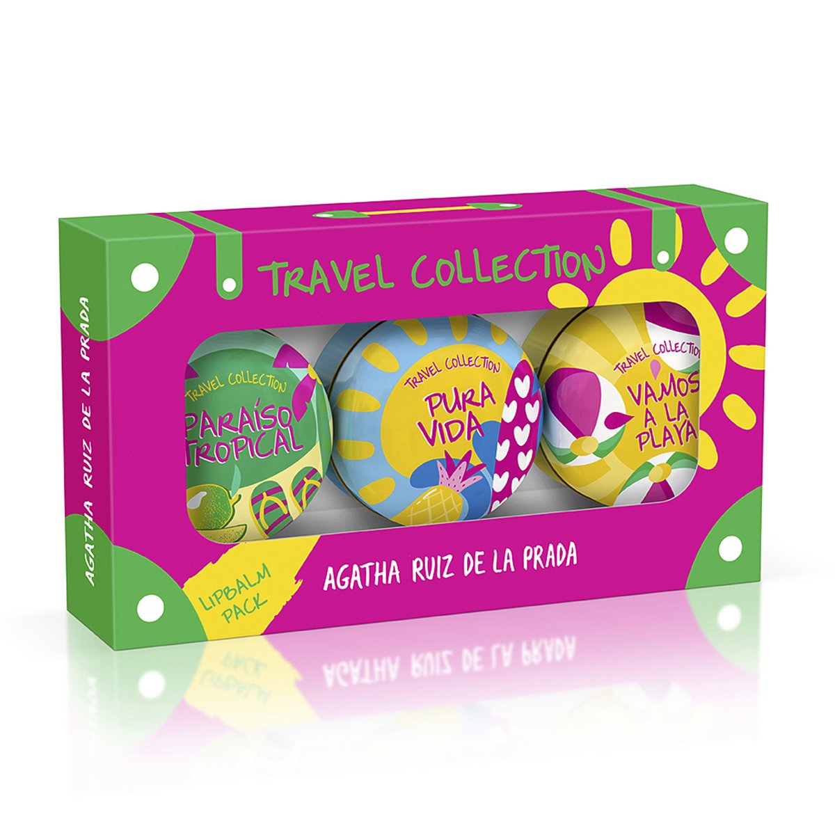 Set para Dama, Agatha Ruiz de la Prada Travel Summer Lipbalms