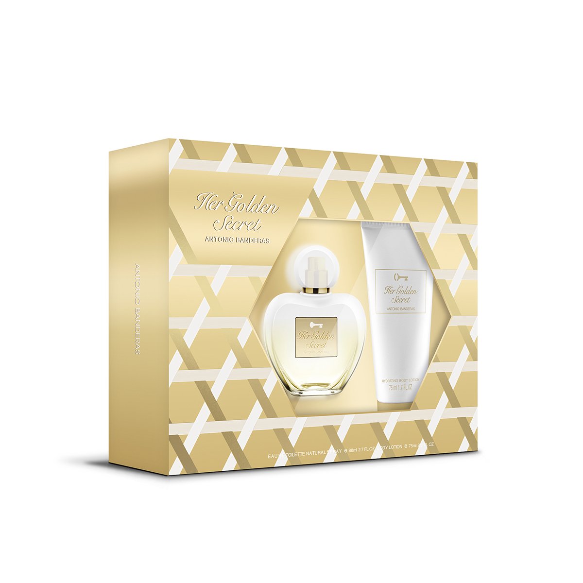 Estuche para Dama Her Golden Secret Edt 80Ml + Bodylotion 75Ml