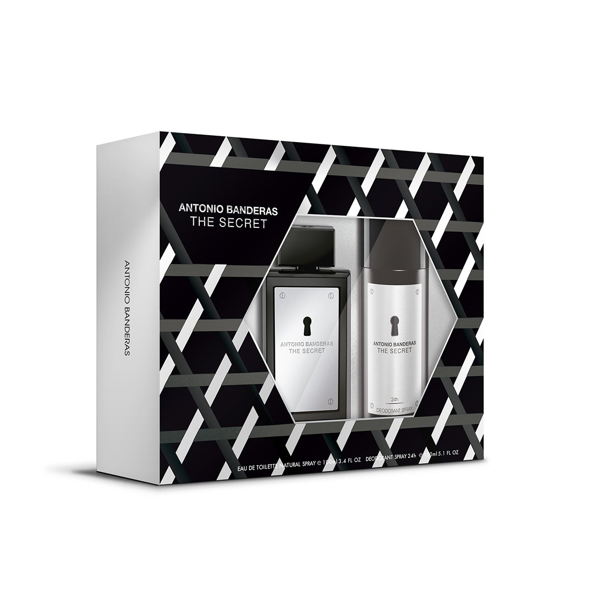 Estuche para Caballero Antonio Banderas The Secret Edt 100Ml + Desodorante 150Ml