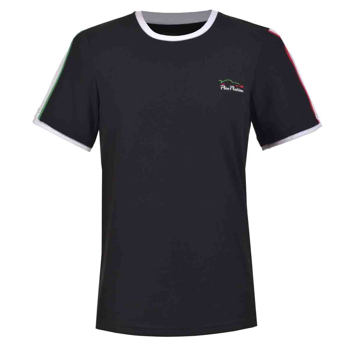 Playera Negra Pole Position para Caballero