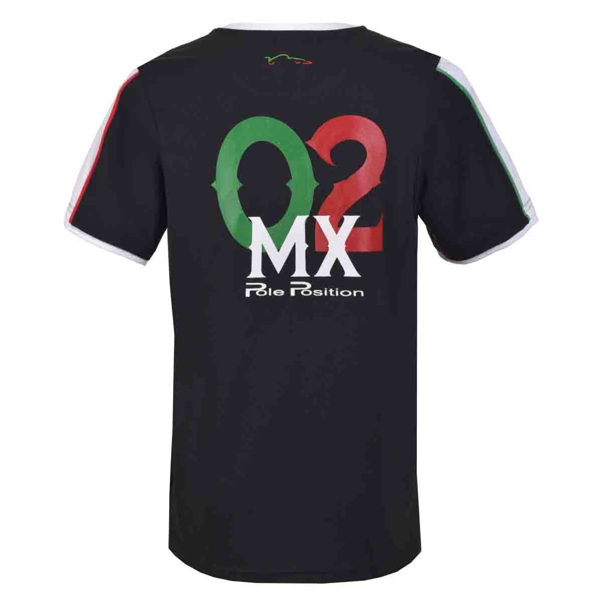 Playera Negra Pole Position para Caballero