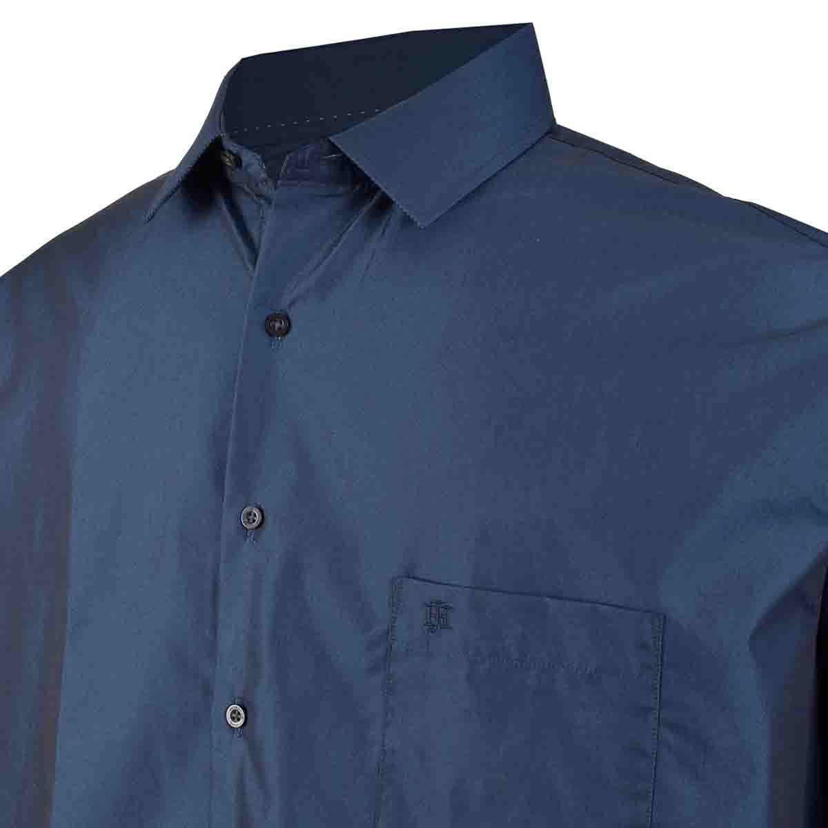 Camisa Manga Larga Tornasol Marino John Henry