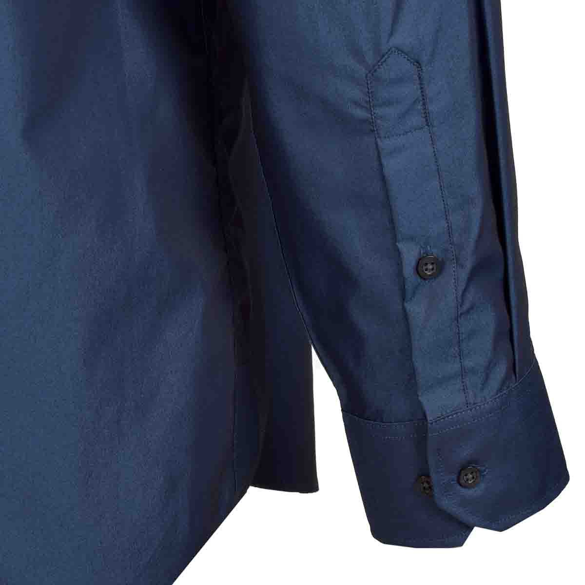 Camisa Talla Plus Manga Larga Tornasol Marino John Henry para Caballero