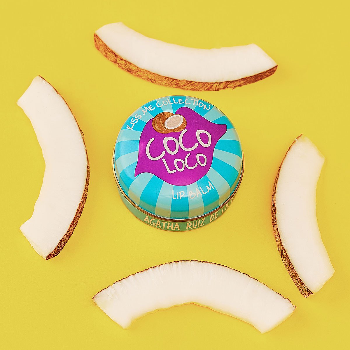 Bálsamo para Labios Coco Loco Agatha Ruiz de la Prada Kiss Me Collection 15 Gr