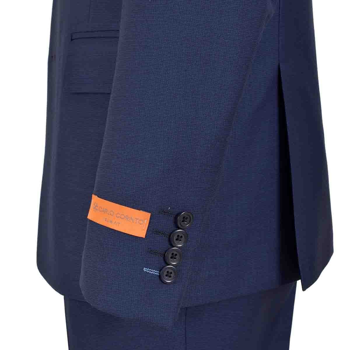 Traje Slim Fit Azul Carlo Corinto para Caballero