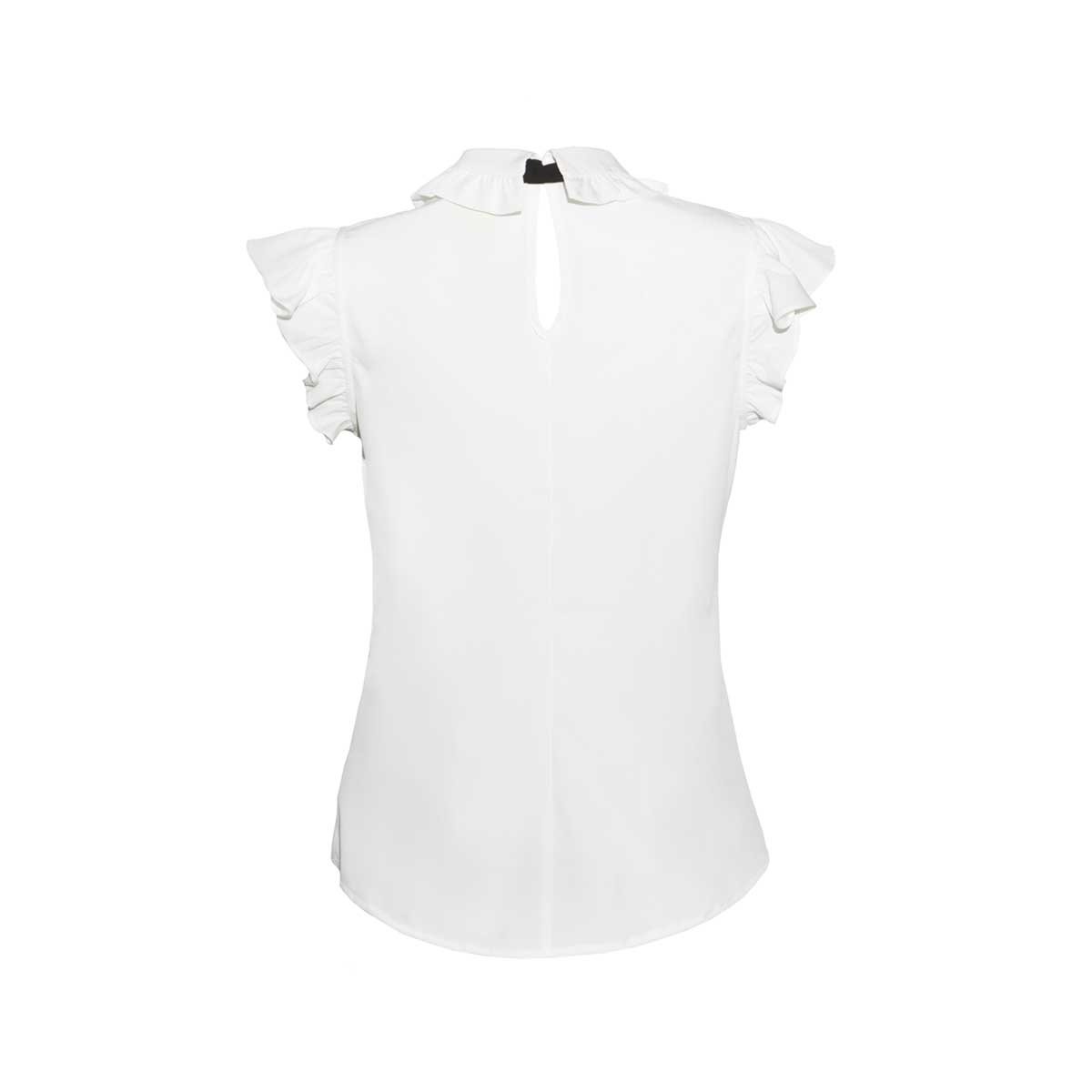 Blusa Cuello Bebe Detalle Corbata Nine To Go