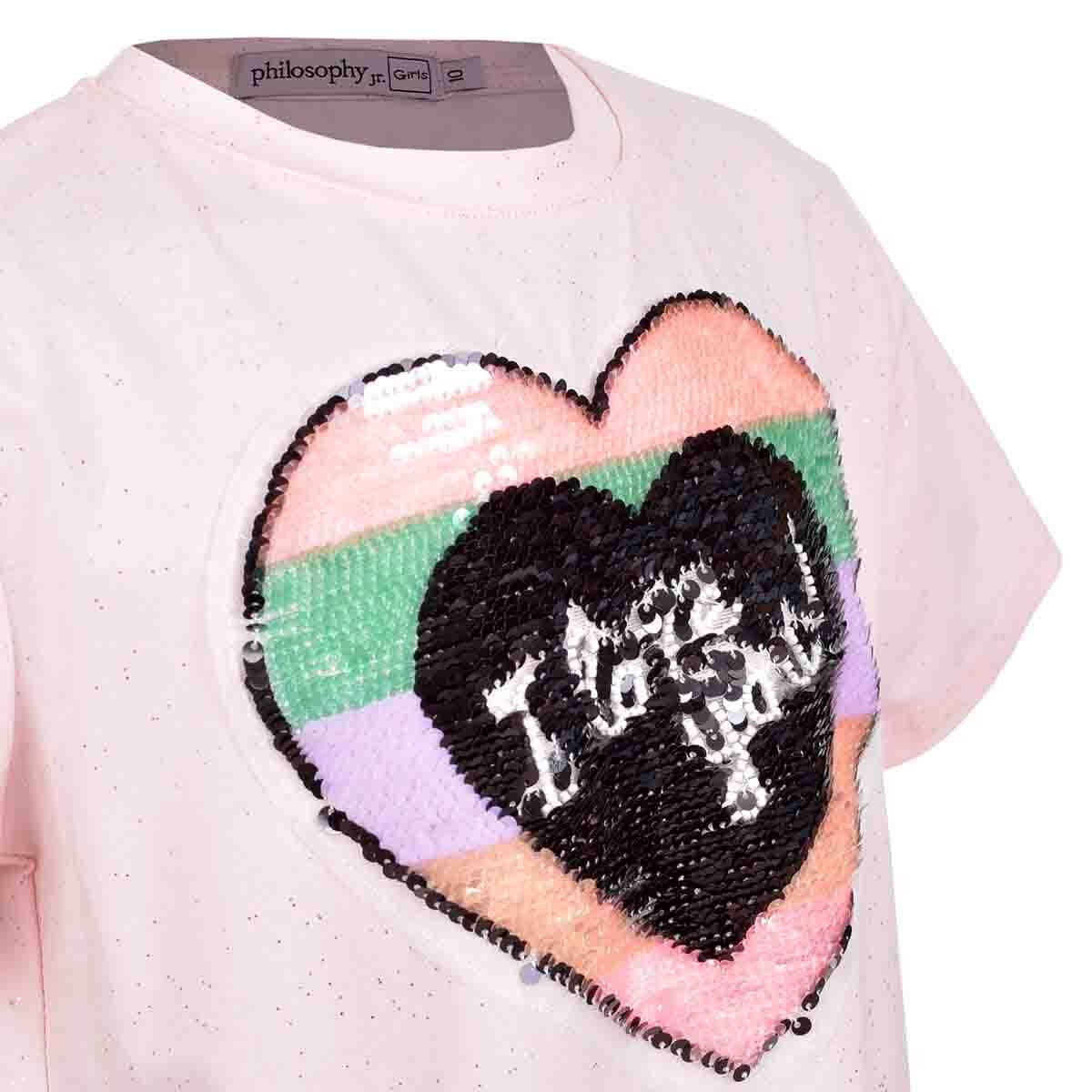 Playera Color Rosa Philosophy Girls