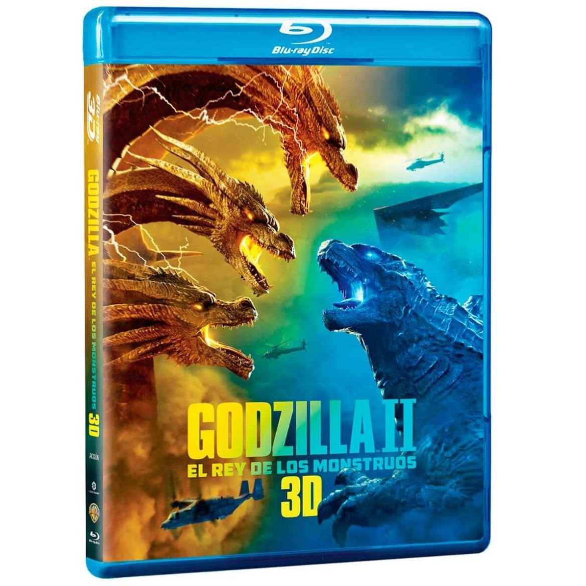 Blu Ray 3D Godzilla II el Rey de los Monstruos