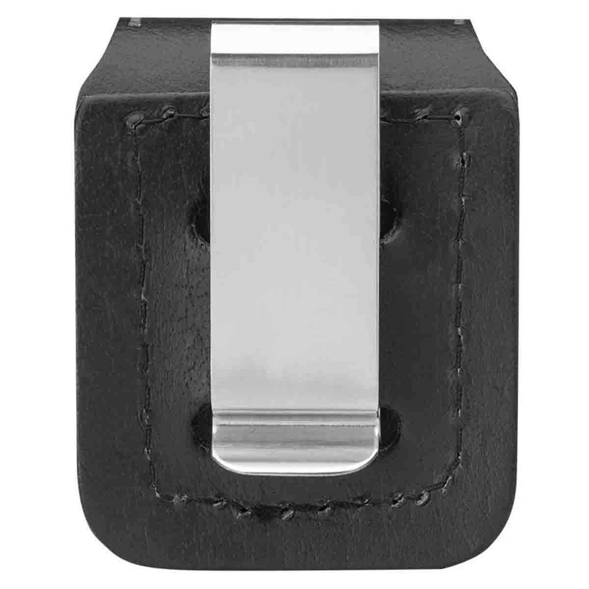 Funda para Encendedor de Piel Negra Zippo