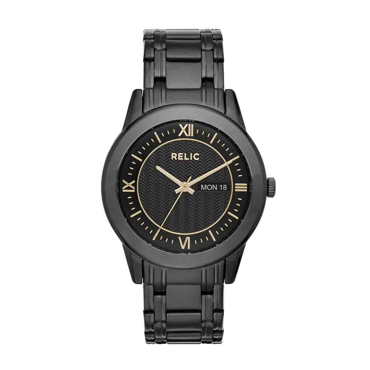 Reloj para Caballero Color Negro Relic