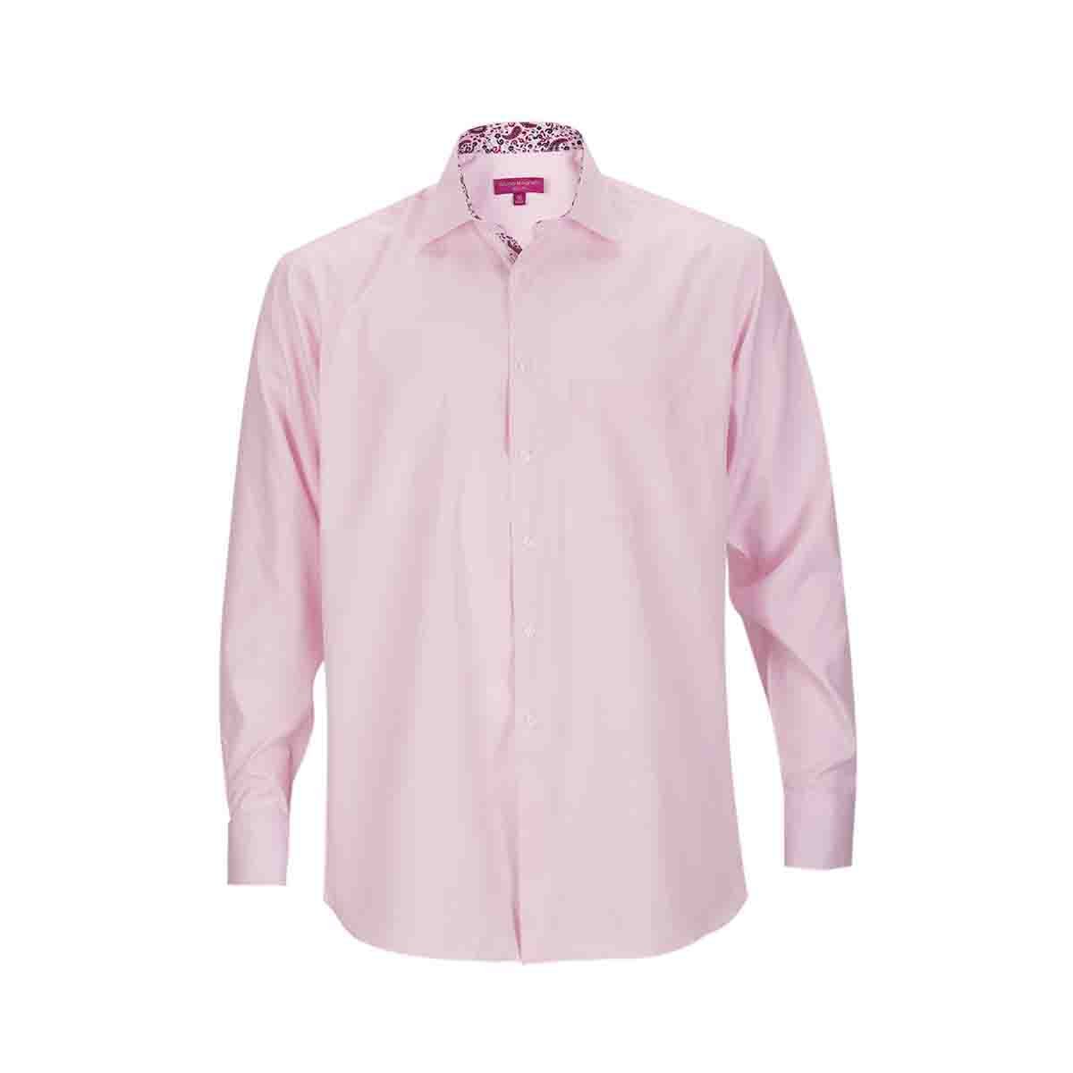 Camisa de Vestir Rosa Claro Bruno Magnani