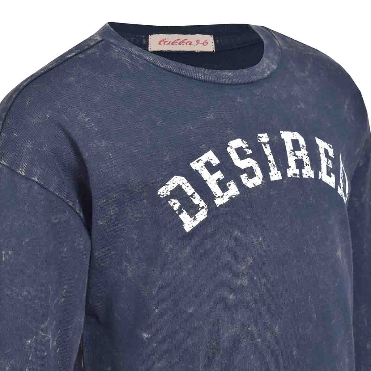 Playera Manga Larga con Gráfico Fukka