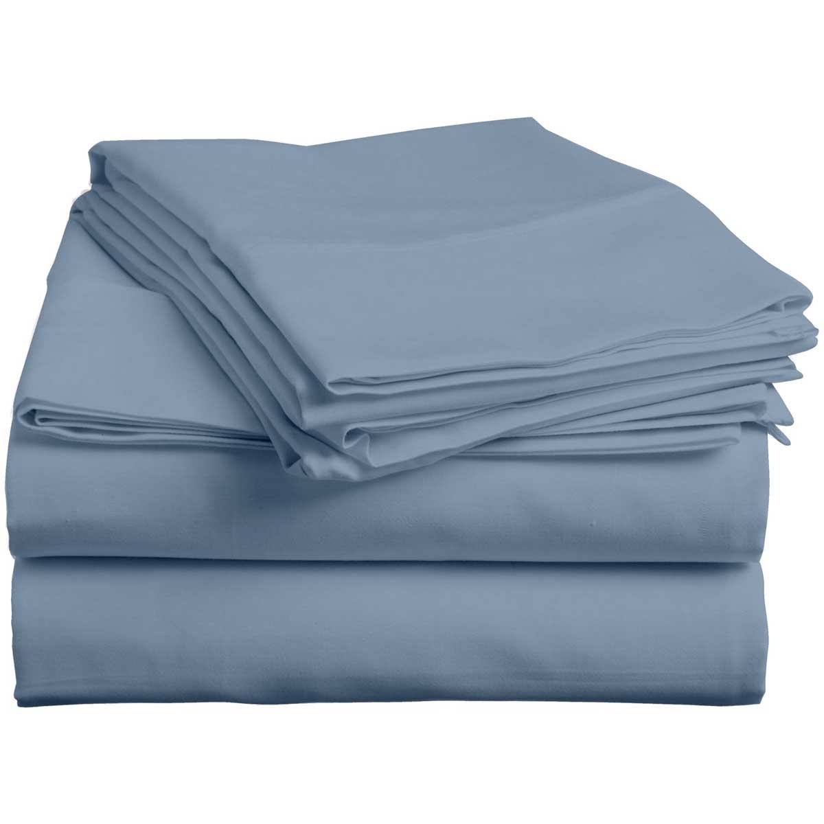 Sábana Solid Lt Blue Franela Home Nature - King Size