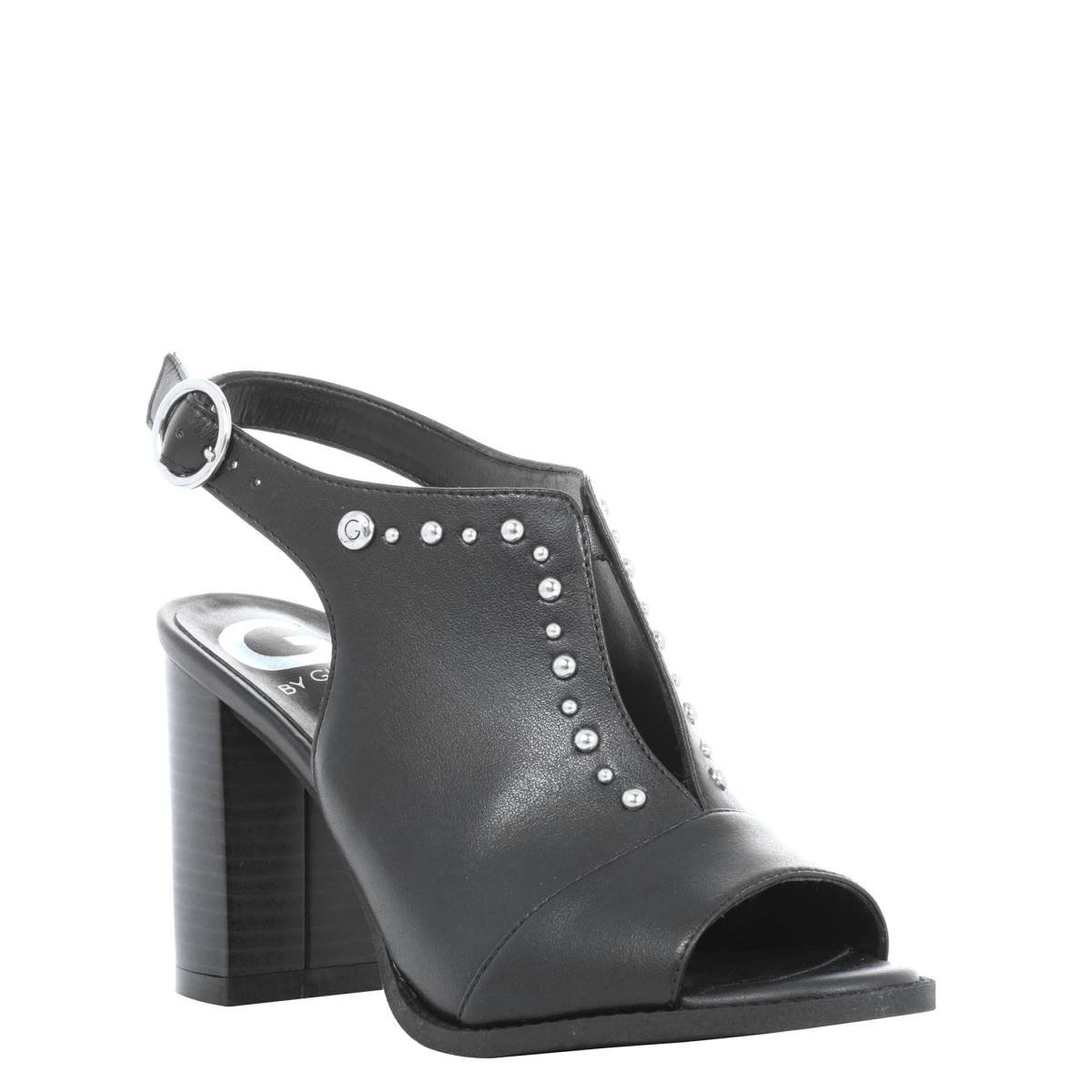 Shootie con Punta Abierta Color Negro G By Guess