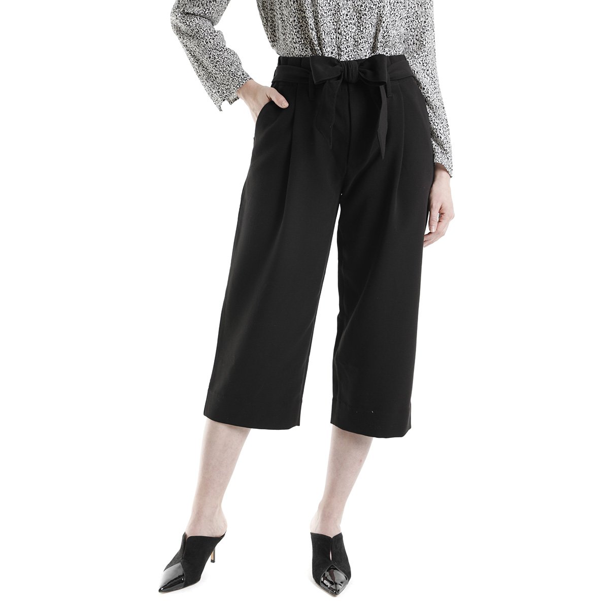 Pantalón de Vestir Tiro Alto Cinta en Cintura Dockers