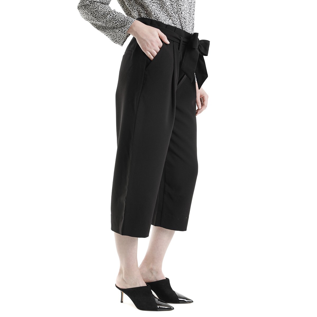 Pantalón de Vestir Tiro Alto Cinta en Cintura Dockers