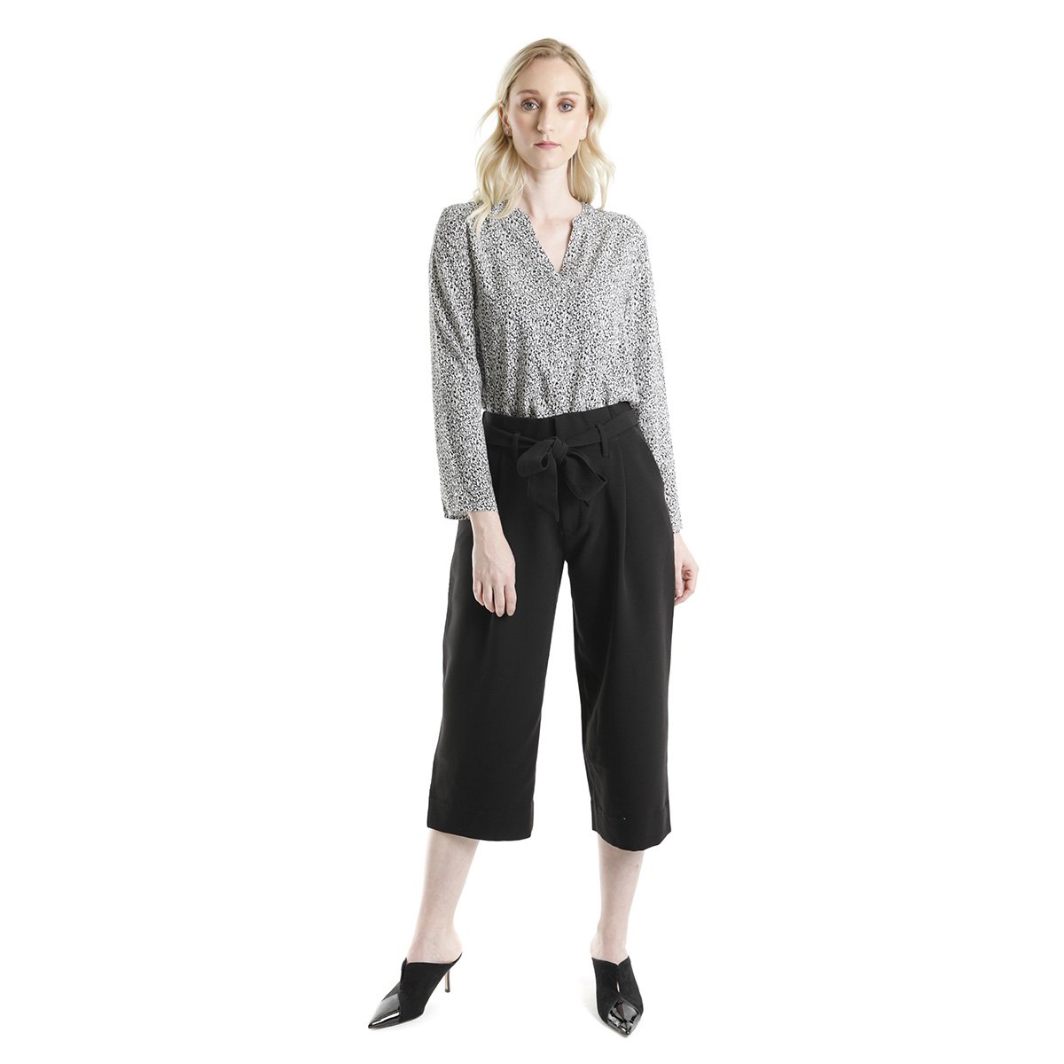 Pantalón de Vestir Tiro Alto Cinta en Cintura Dockers