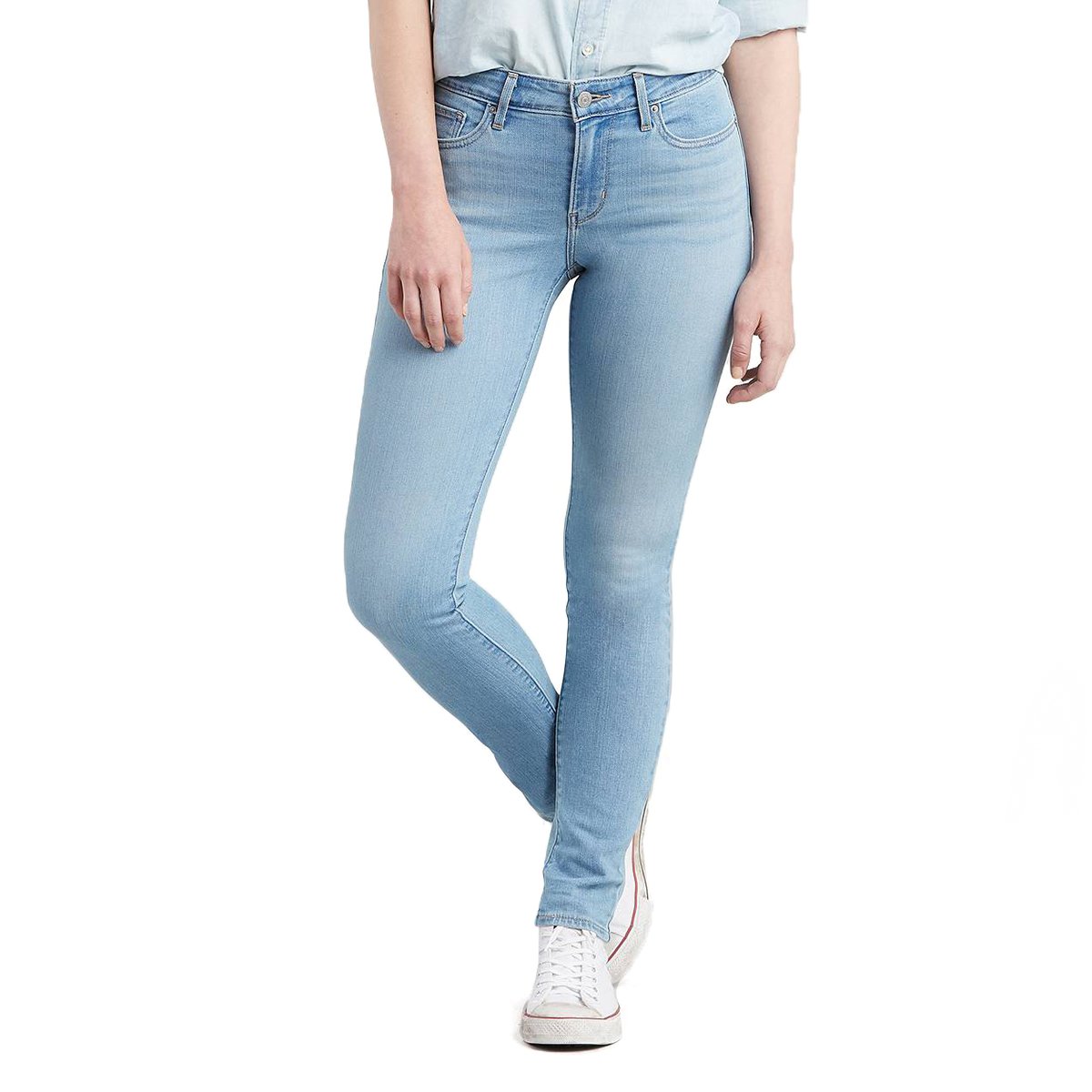 Jeans Skinny Cintura Media Levis