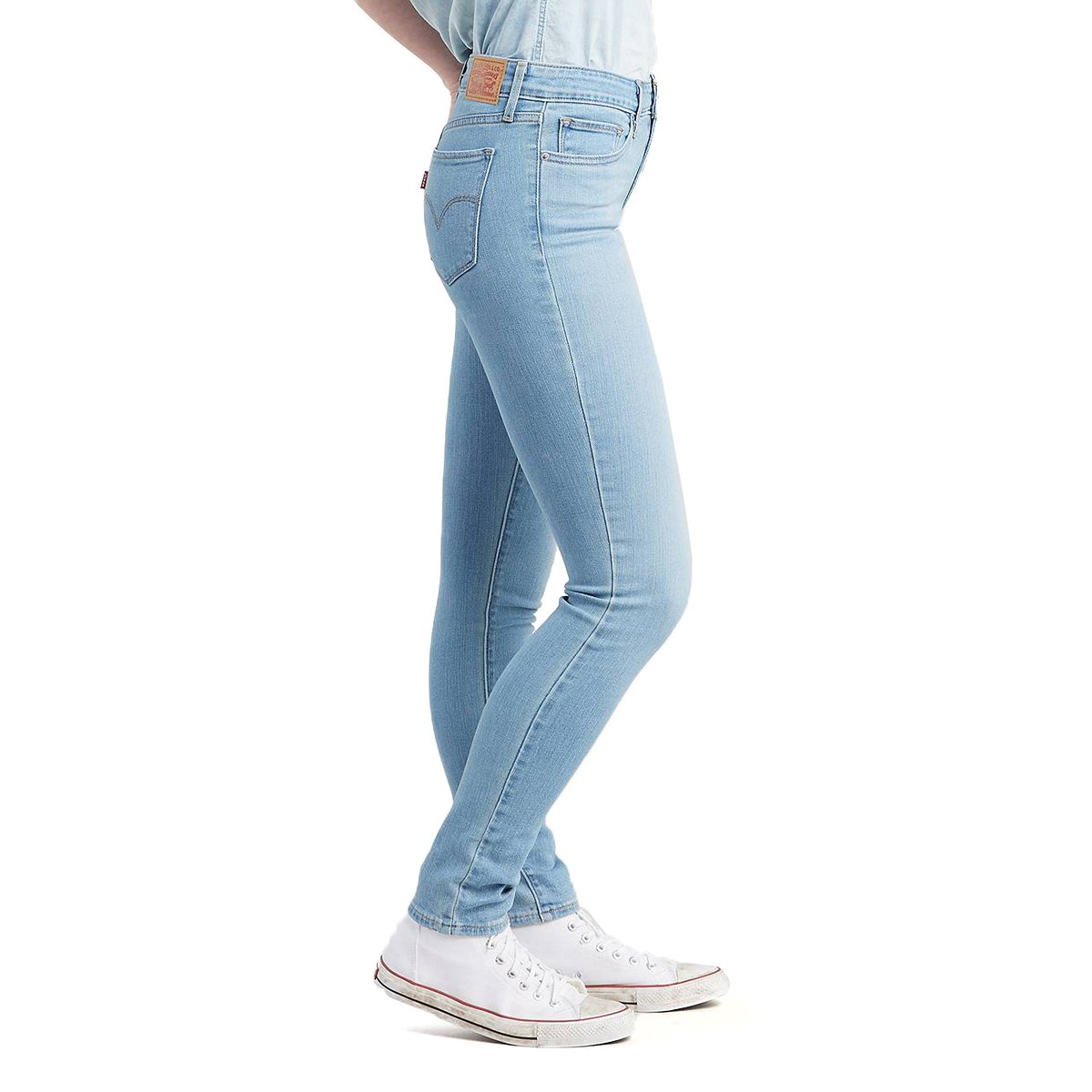 Jeans Skinny Cintura Media Levis