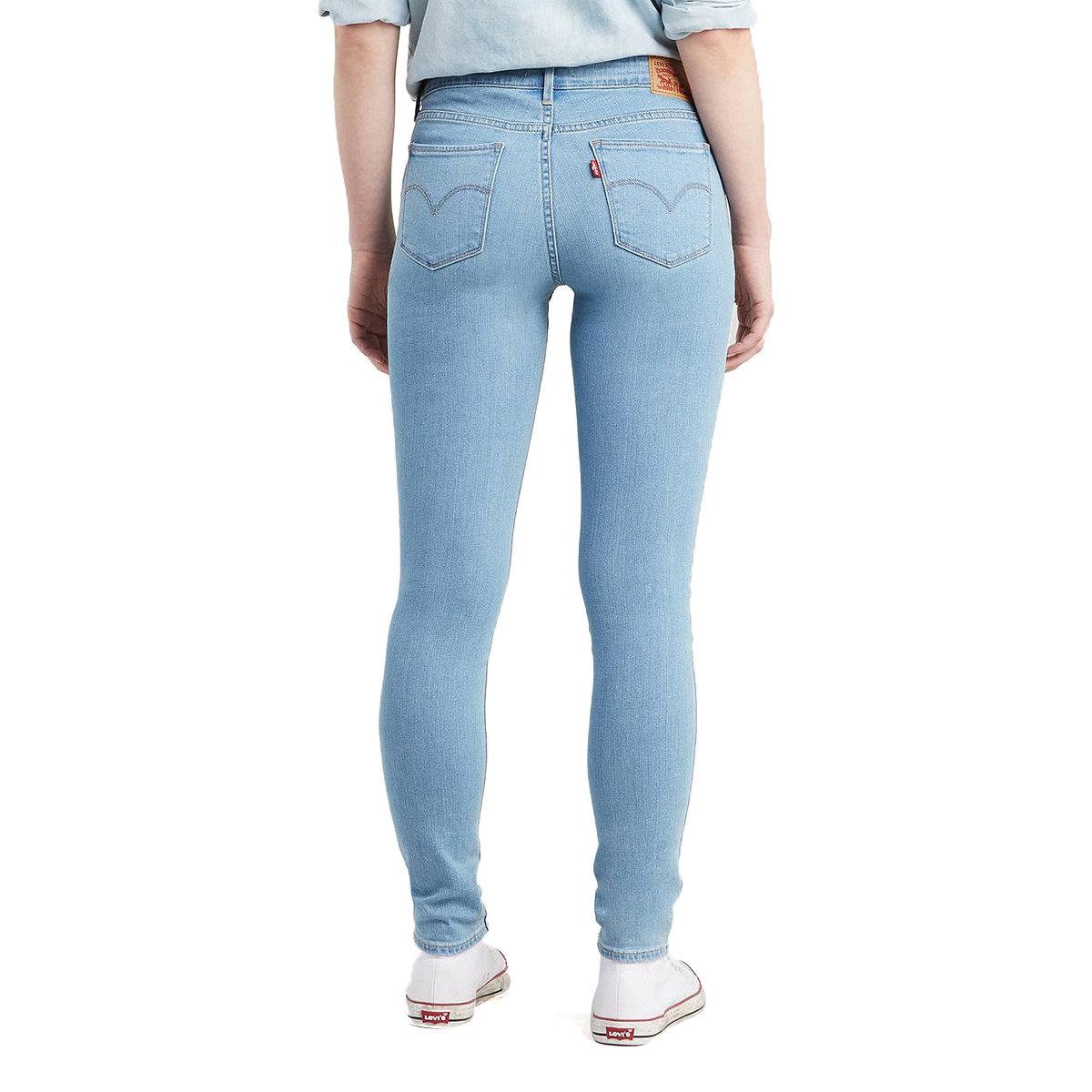 Jeans Skinny Cintura Media Levis