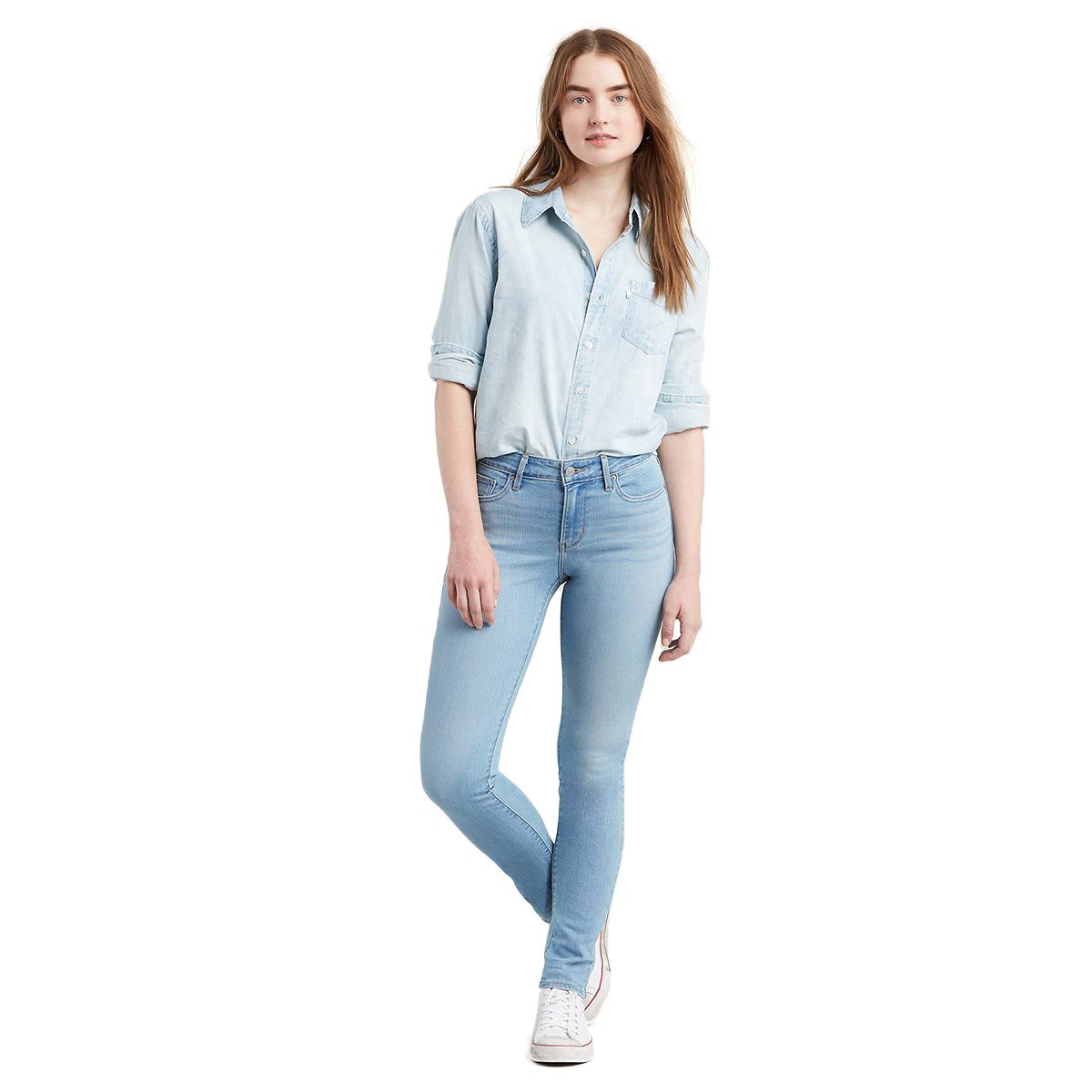 Jeans Skinny Cintura Media Levis