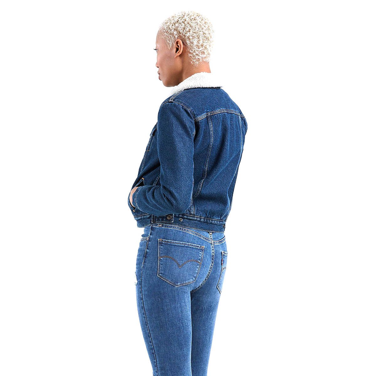 Chamarra de Mezclilla Sherpa Levis