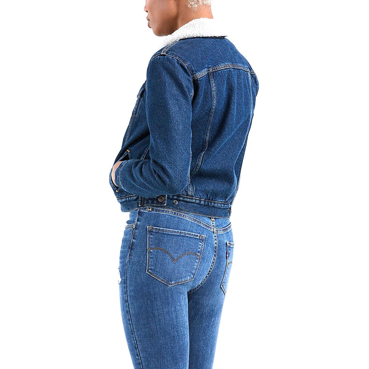 Chamarra de Mezclilla Sherpa Levis