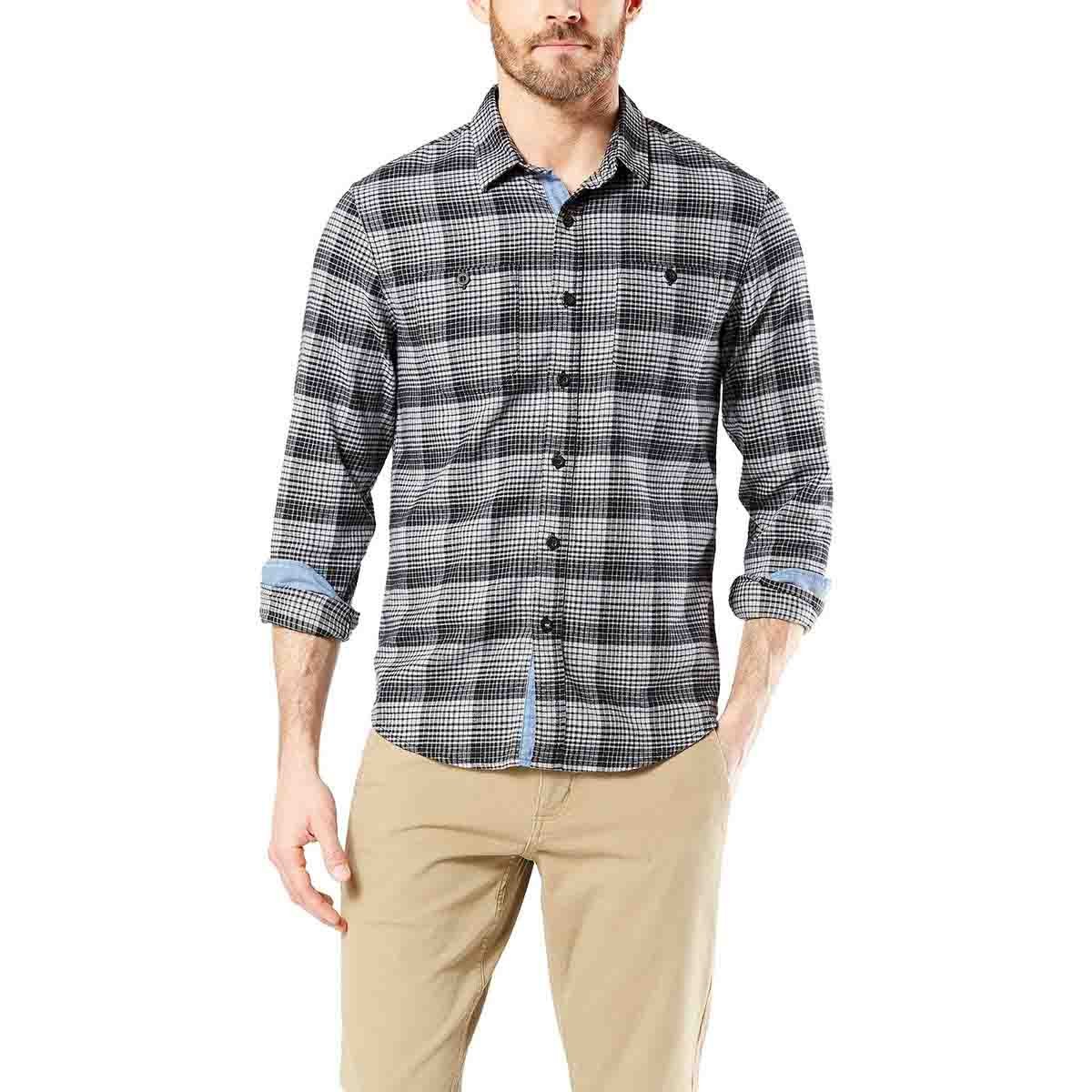 Camisa Manga Larga Casual Fitted Dockers