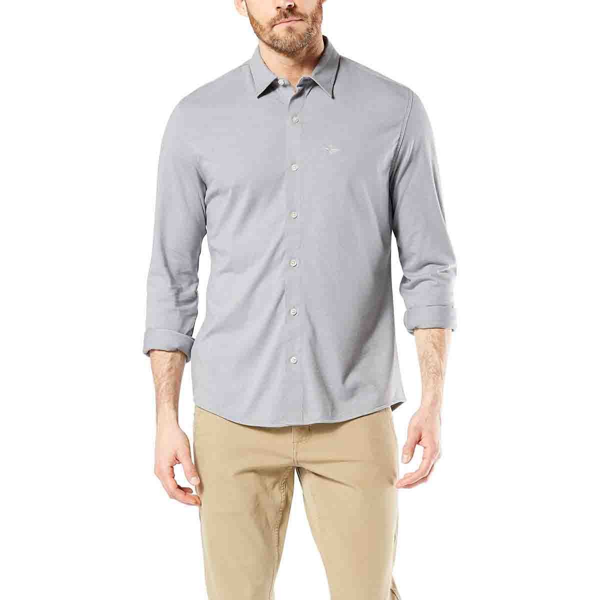 Camisa Manga Larga Vestir Fitted 360 Dockers