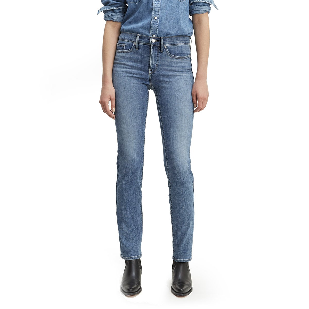 Jeans Recto Cintura Media Levis