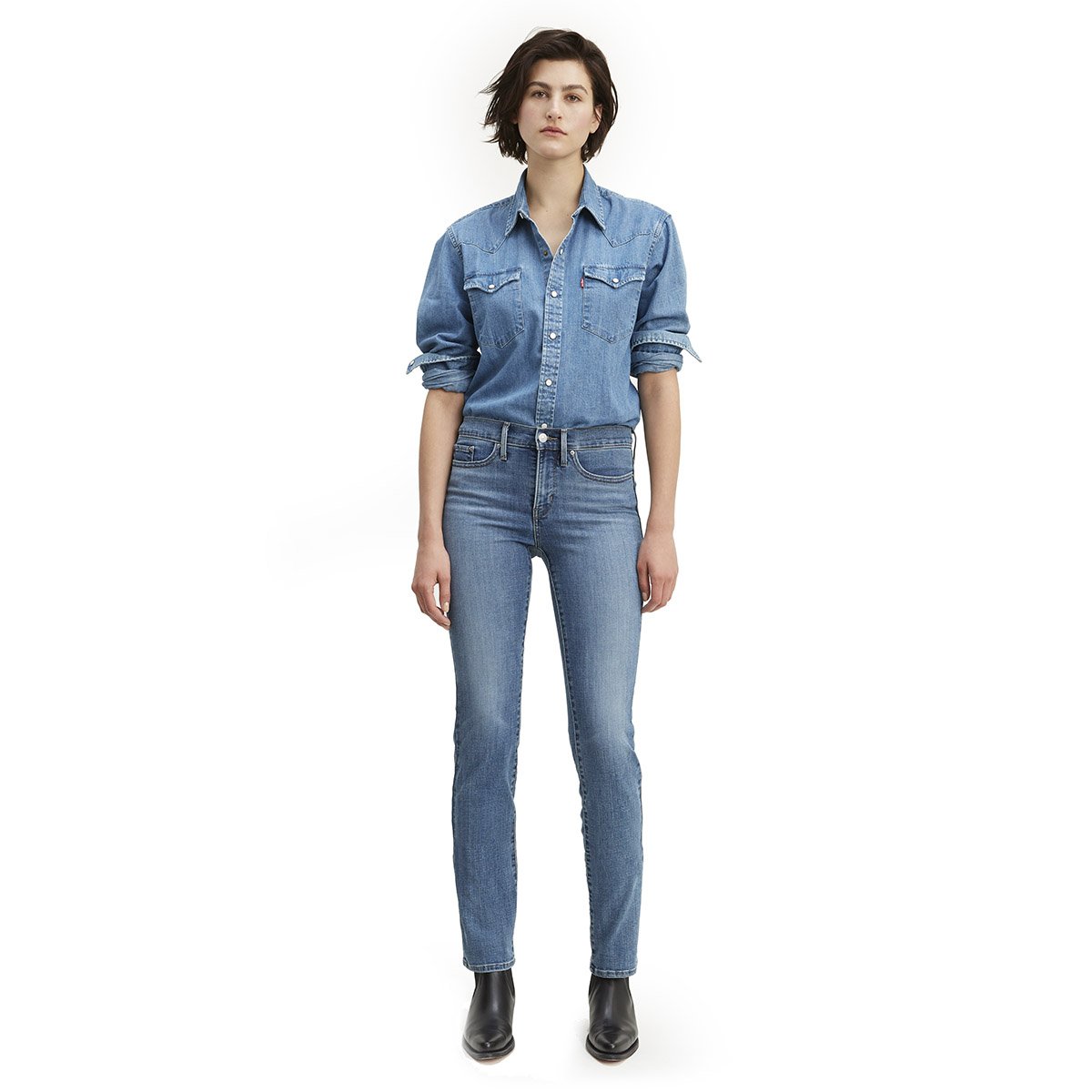 Jeans Recto Cintura Media Levis