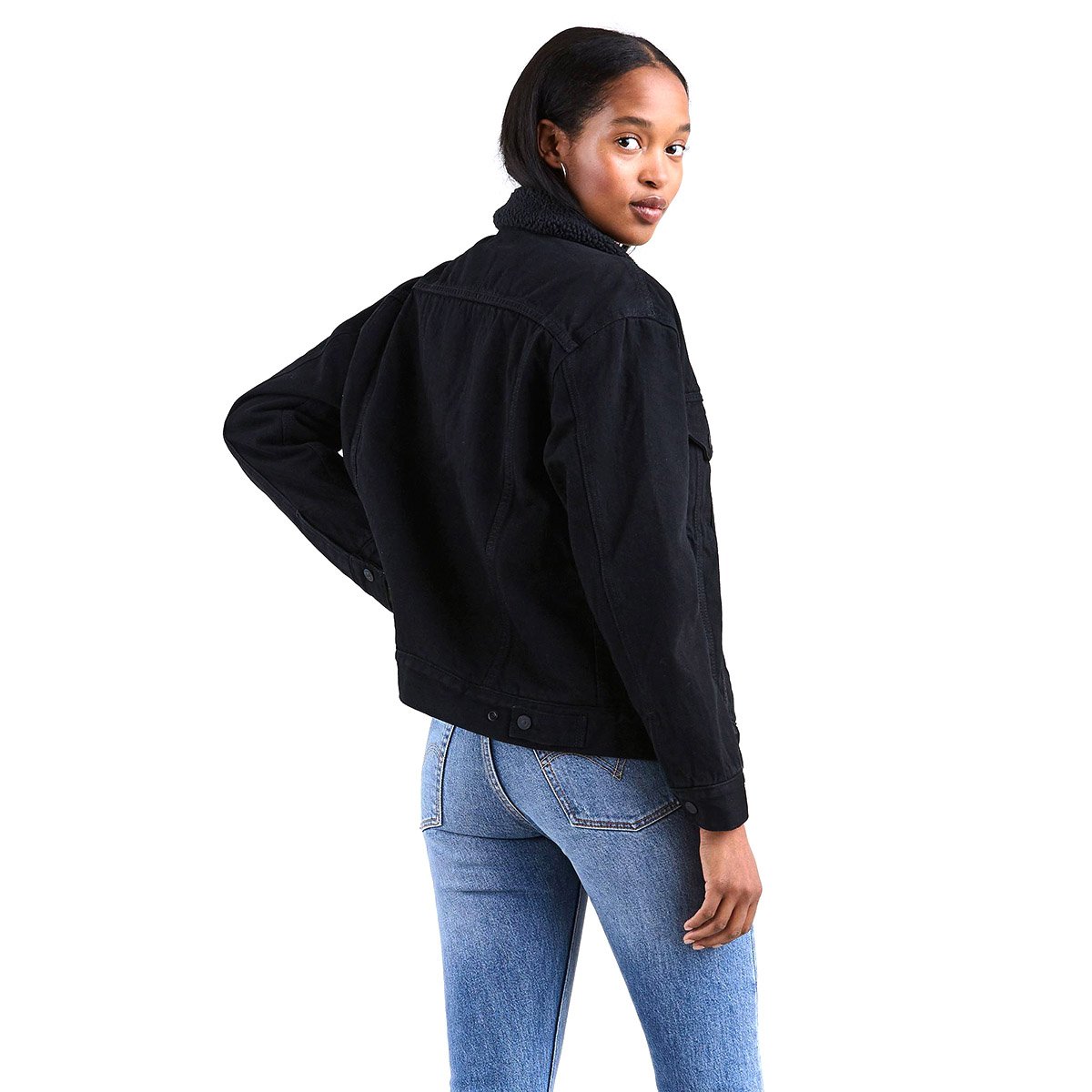 Chamarra de Mezclilla Sherpa Levis