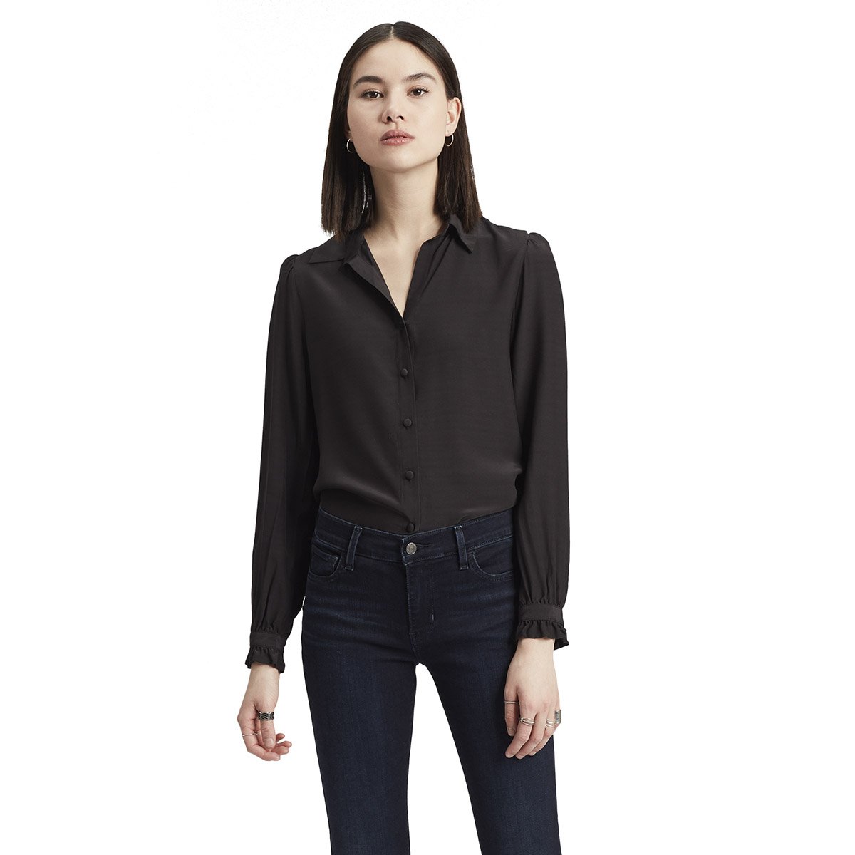 Blusa para Dama Lisa de Manga Larga Levis