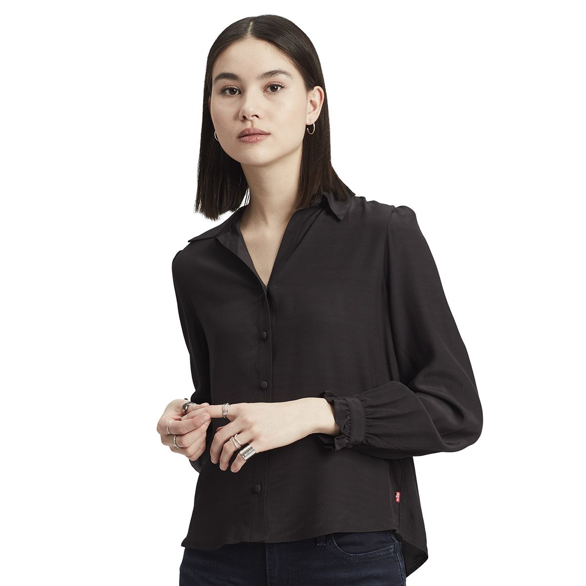Blusa para Dama Lisa de Manga Larga Levis