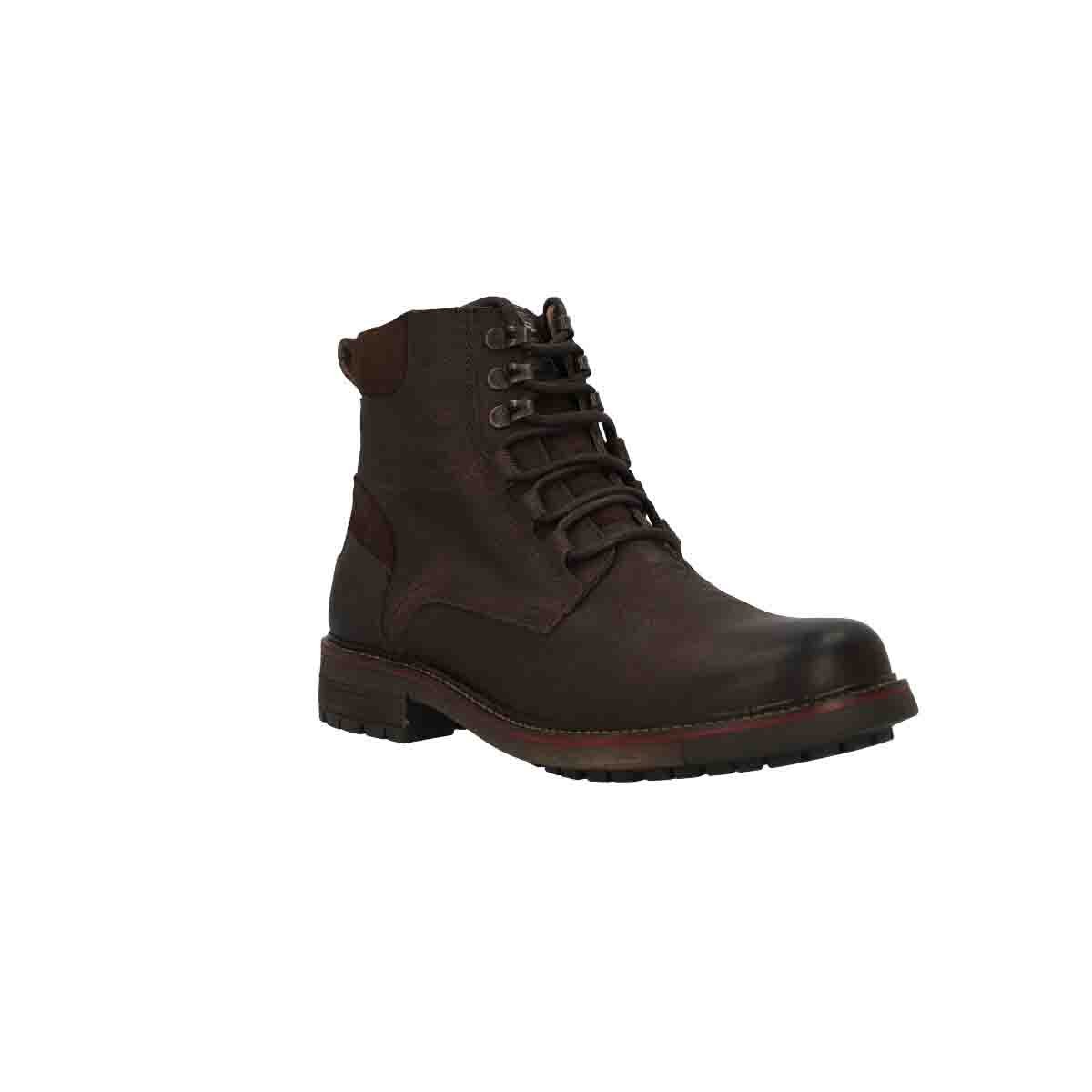 Bota Casual Piel Grabada Color Café Levi's