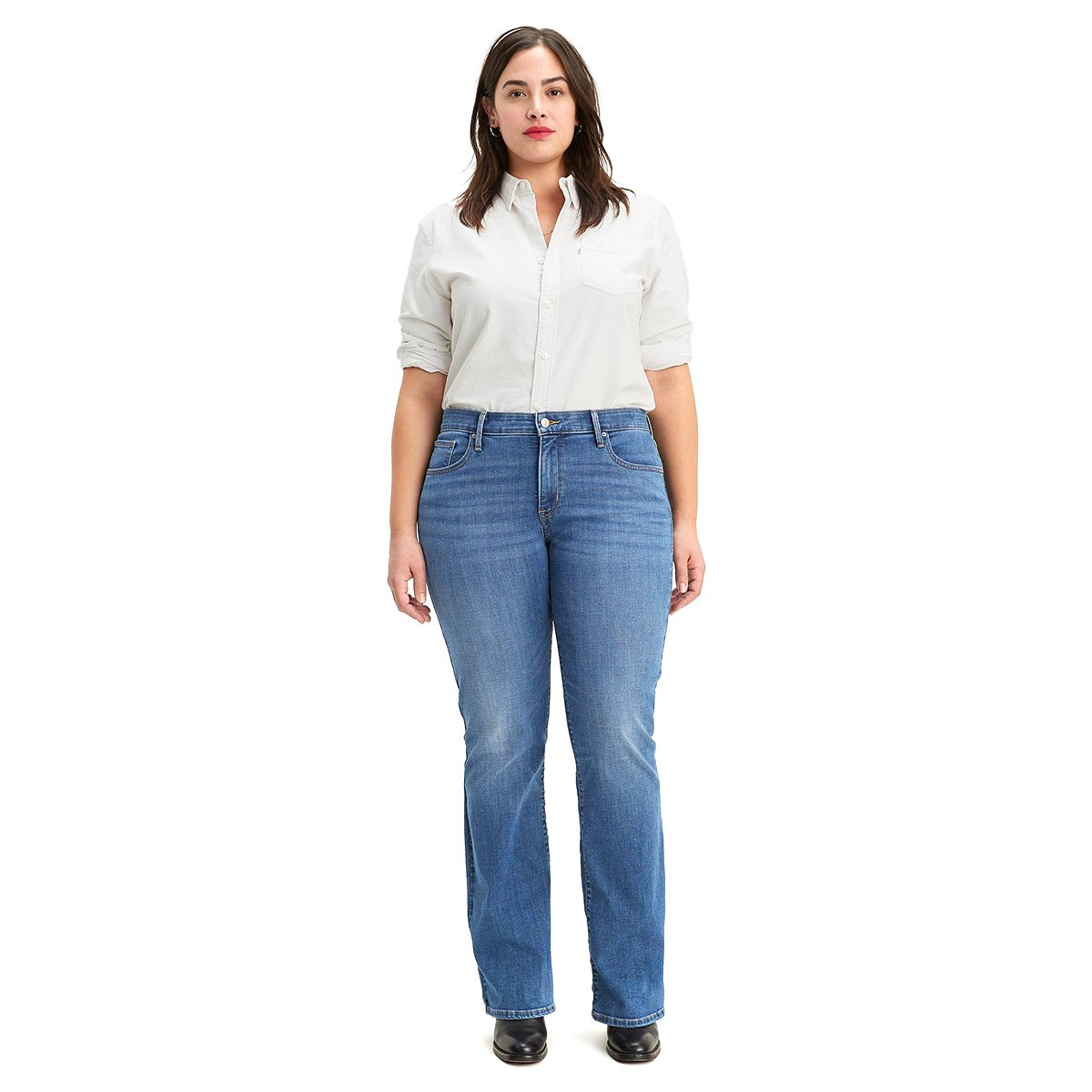 Jeans Bota Cintura Media Levis para Dama