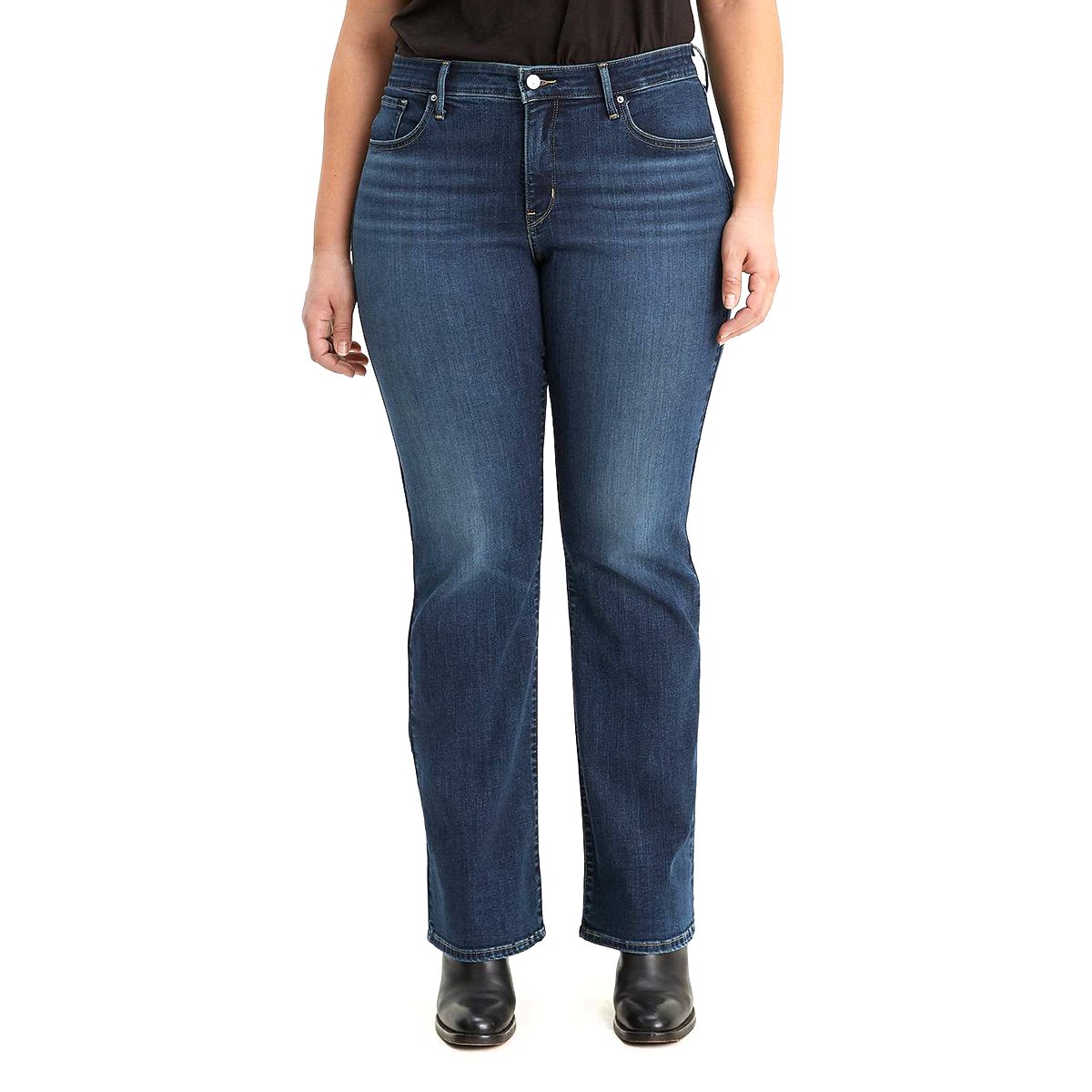 Jeans Bota Cintura Media Levis
