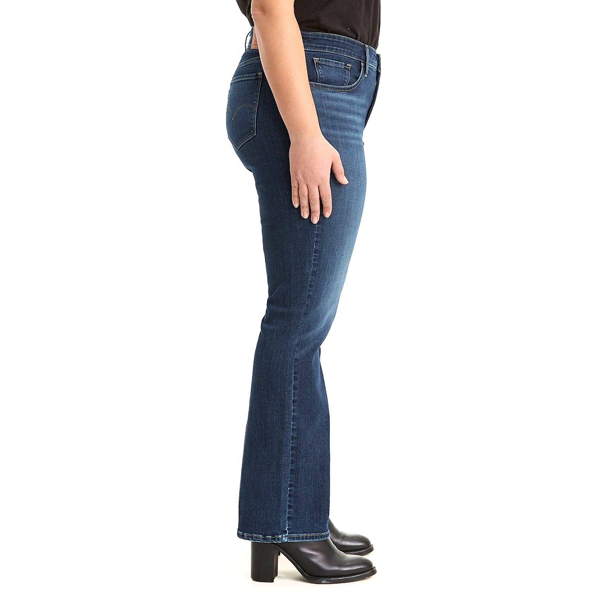Jeans Bota Cintura Media Levis