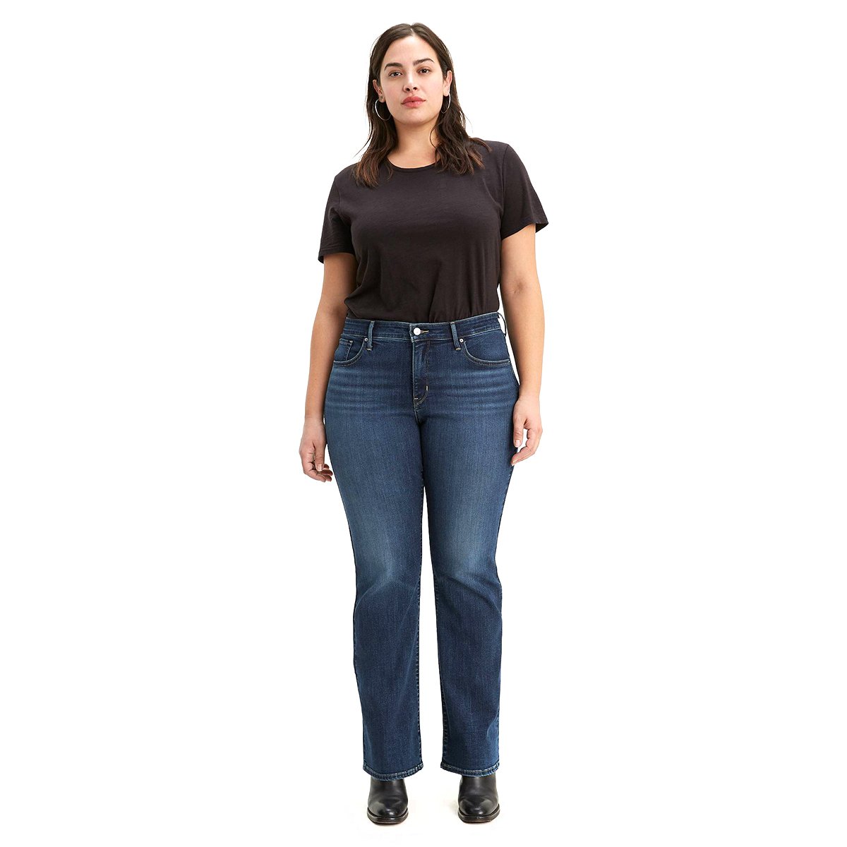 Jeans Bota Cintura Media Levis
