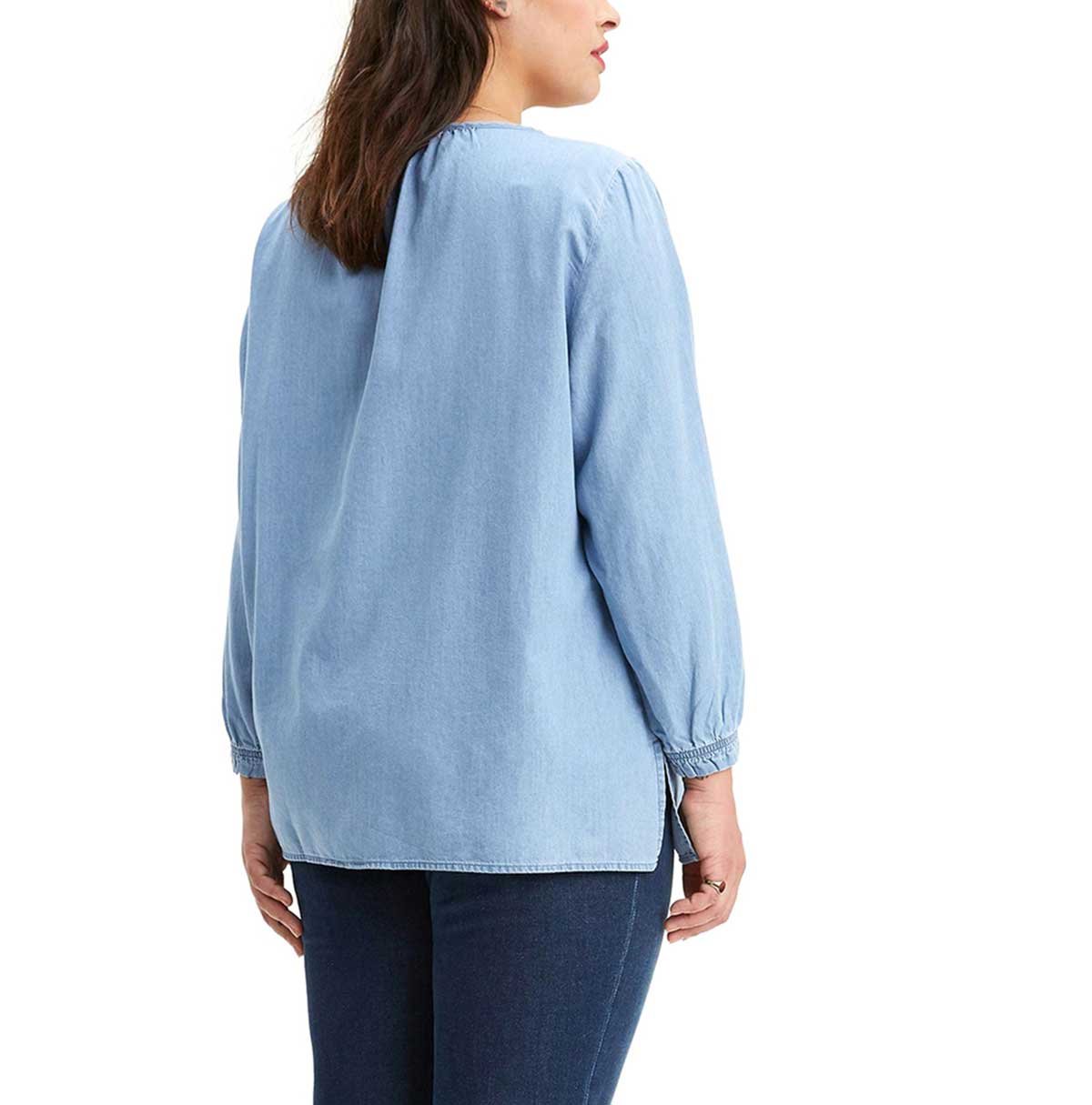 Blusa de Manga Larga Tipo Globo Levis